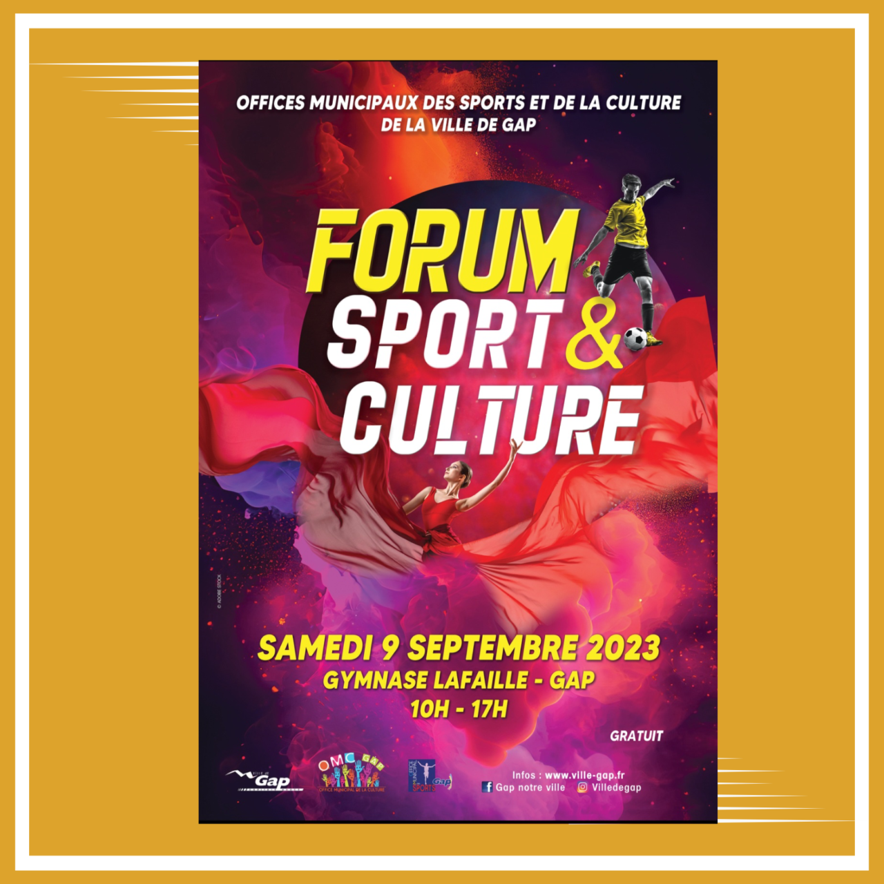 Forum des sports le Samedi 09 Septembre au Gymnase Lafaille