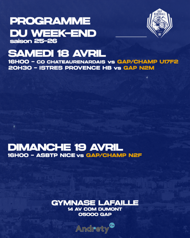Programme du we 2 Programme du we 2
