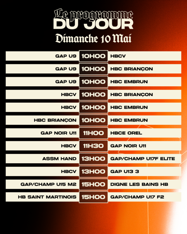 PROG - DIMANCHE